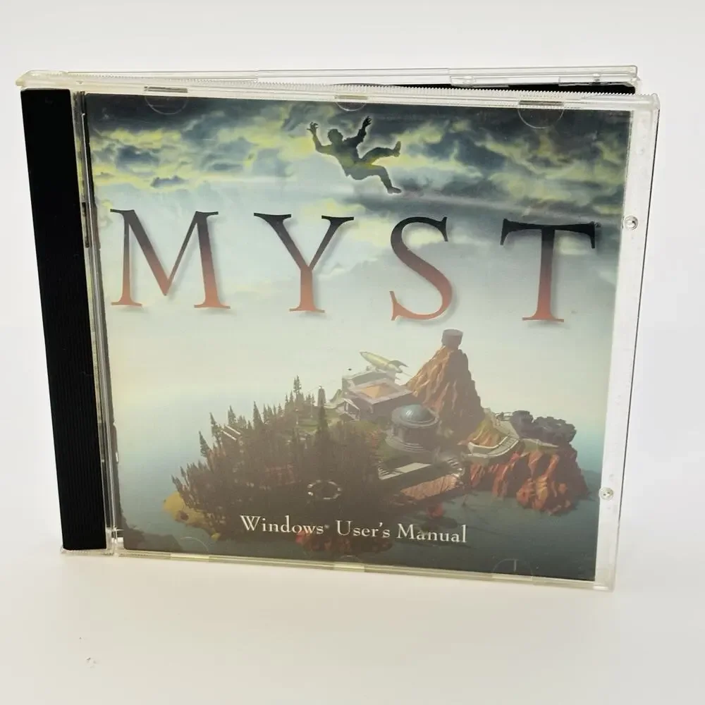 Vintage Myst Windows 3.1 PC CD-Rom Broderbund 1994 Jewel Case. VG Condition